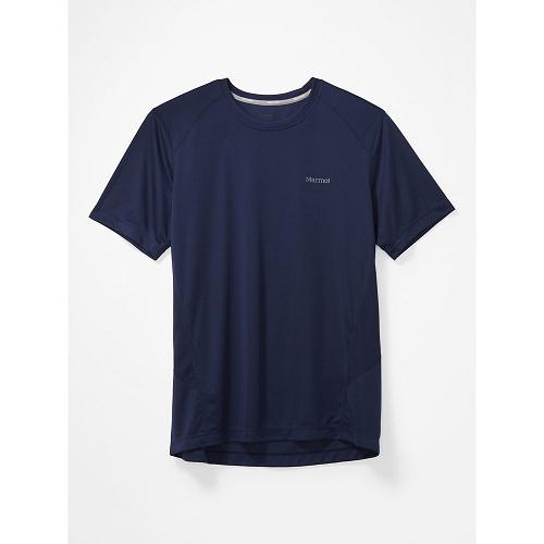 Marmot Windridge Clothes - Mens T-Shirts Navy CA1593074 Canada